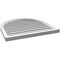 Ekena Millwork Round Top Surface Mount PVC Gable Vent: Functional, w/ 2"W x 2"P Brickmould Sill Frame, 32"W x 32"H GVPRT32X3203SF - alternate 2